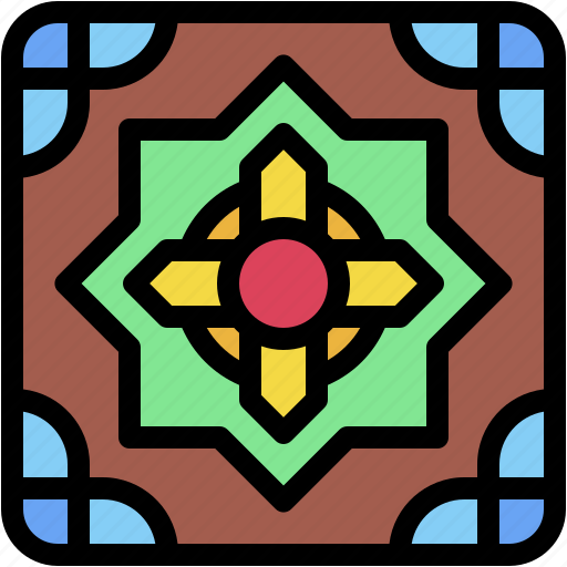 Tile, adornment, design, art, decoration, texture icon - Download on Iconfinder