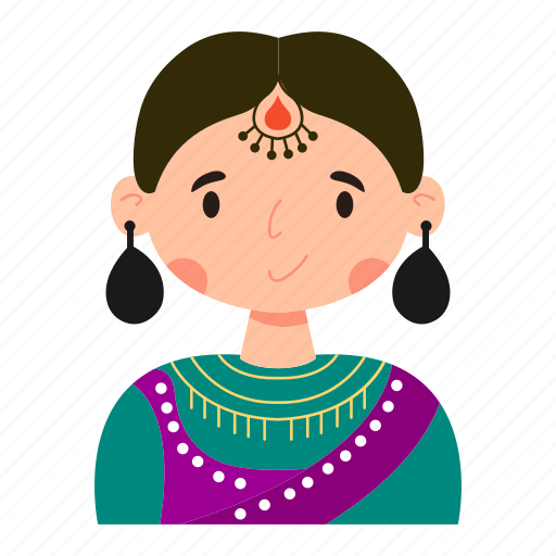 Saree, traditional, dress, india, clothing icon - Download on Iconfinder