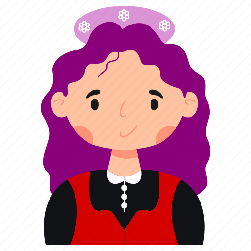 Bunad, traditional, dress, colorful, style, clothing, clothes icon - Download on Iconfinder