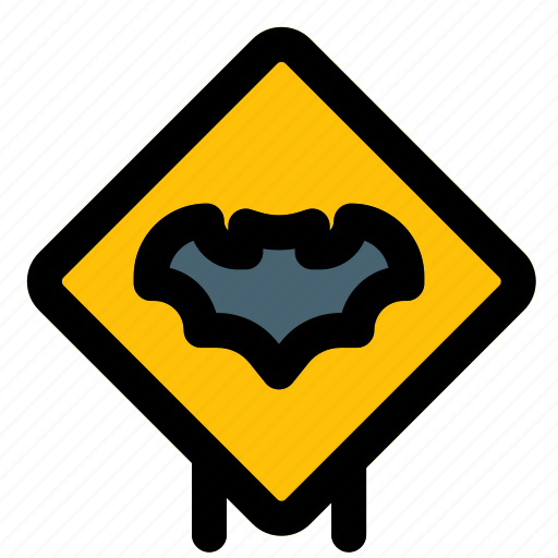 Bat, road, signal, layout, signpost, traffic icon - Download on Iconfinder