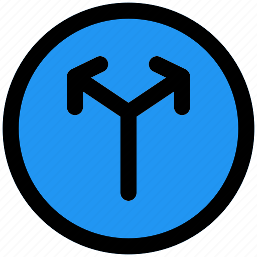 Direction, arrows, signal, signpost, traffic, road, both ways icon - Download on Iconfinder