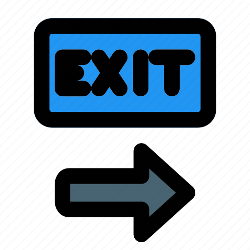 Exit, lane, signal, layout, signpost, traffic, road icon - Download on Iconfinder