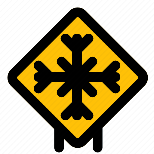 Snow, fall, signal, layout, signpost, traffic, road icon - Download on Iconfinder
