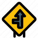 left, forward, road, signal, layout, signpost, traffic