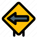left, arrow, signal, layout, signpost, traffic, road