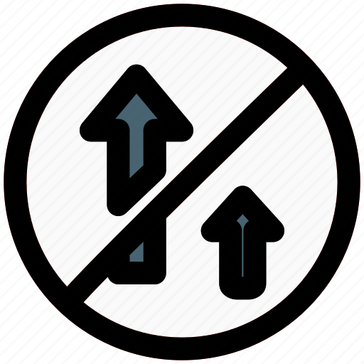 Arrow, direction, banned, signal, layout, signpost, traffic icon - Download on Iconfinder