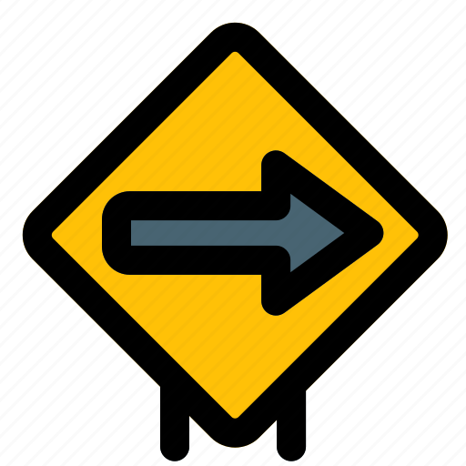 Arrow, direction, signal, layout, signpost, traffic, road icon - Download on Iconfinder