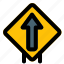 arrow, up, signal, layout, signpost, traffic, road 