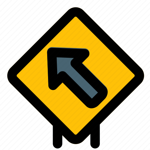 North-west, direction, exit, lane, signpost, layout, traffic icon - Download on Iconfinder