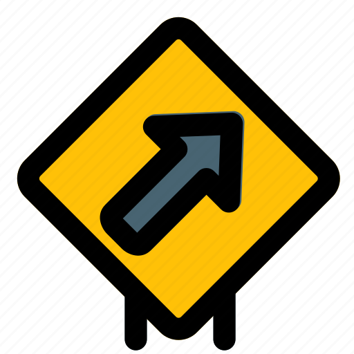 North-west, signpost, layout, traffic, signal, road icon - Download on Iconfinder