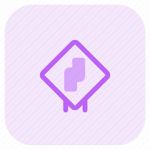 Curve, back, right, traffic icon - Download on Iconfinder