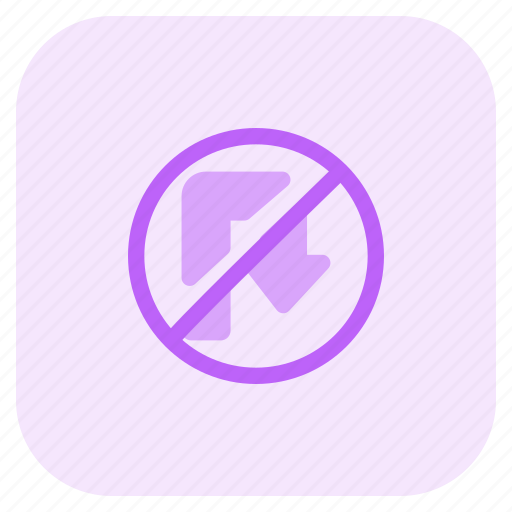 No, turn, traffic, forbidden icon - Download on Iconfinder