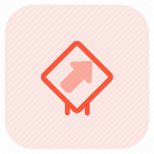 Up, right, way, traffic, arrow icon - Download on Iconfinder