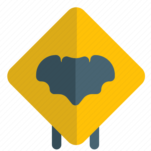 Animal, bat, road sign, traffic icon - Download on Iconfinder
