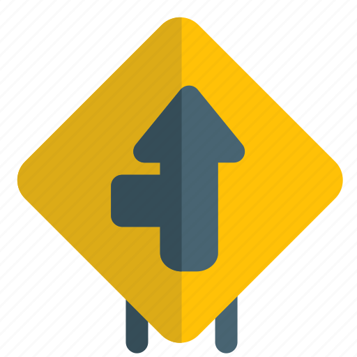 Intersect, left, arrow, direction, traffic icon - Download on Iconfinder