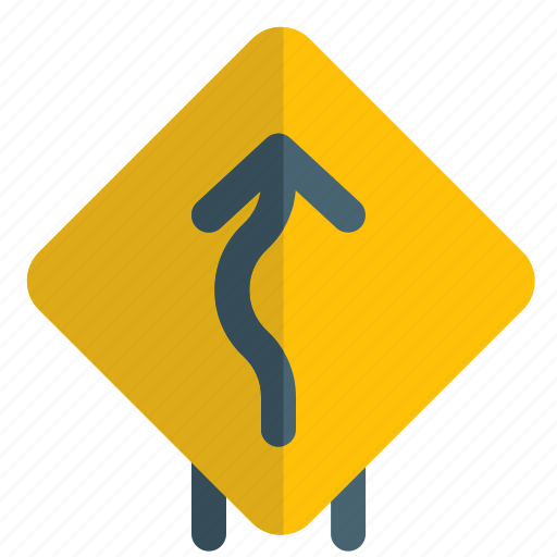 Overtake, arrow, curve, traffic icon - Download on Iconfinder