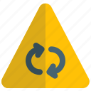 round, about, traffic, loop arrows