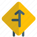 turn, road, arrow, traffic