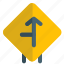 turn, road, arrow, traffic 