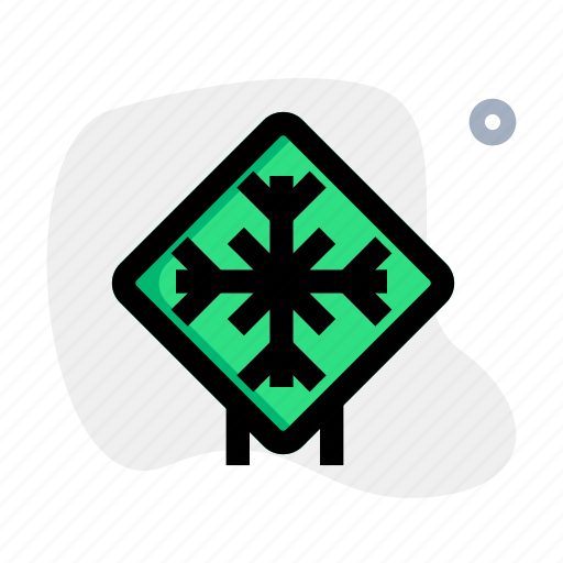 Frost, winter, traffic, snow icon - Download on Iconfinder