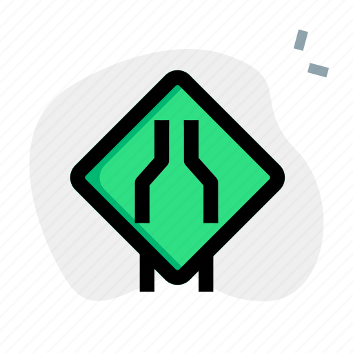 Narrow, road, traffic, transportation icon - Download on Iconfinder
