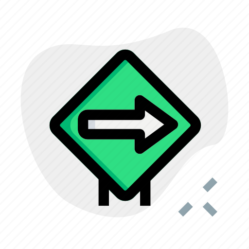 Right, arrow, pointer, traffic icon - Download on Iconfinder