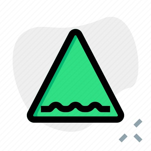 Rough, road, ahead, traffic, highway icon - Download on Iconfinder