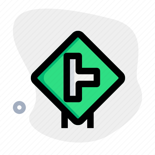 Straight, right, road sign, traffic icon - Download on Iconfinder