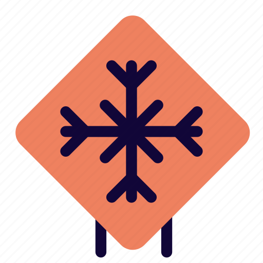 Frost, winter, cold, traffic icon - Download on Iconfinder