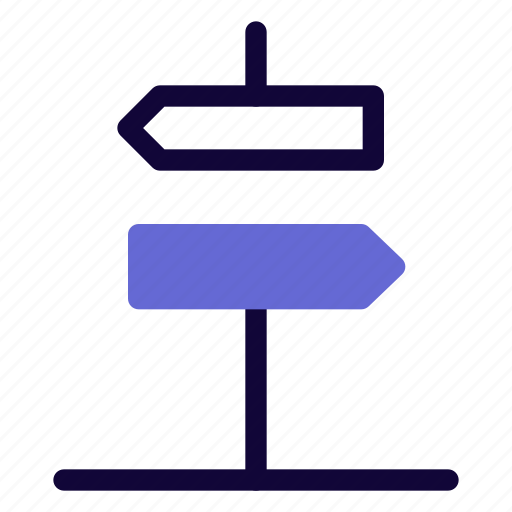 Signposts, directional arrows, pointers, traffic icon - Download on Iconfinder