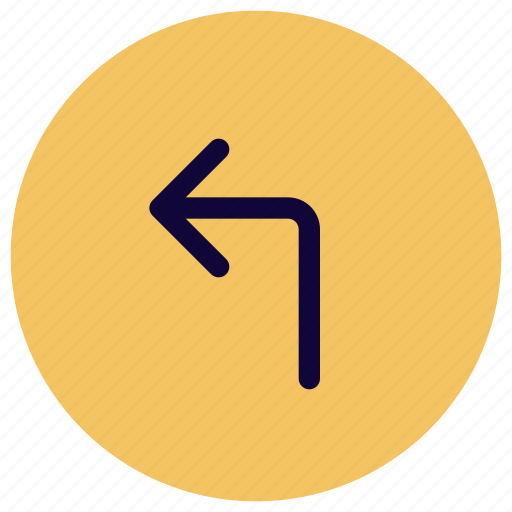 Turn, left, arrow, traffic icon - Download on Iconfinder