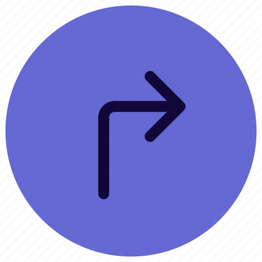 Turn, right, arrow, direction, traffic icon - Download on Iconfinder