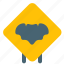 bat, signpost, direction, navigation, forest 