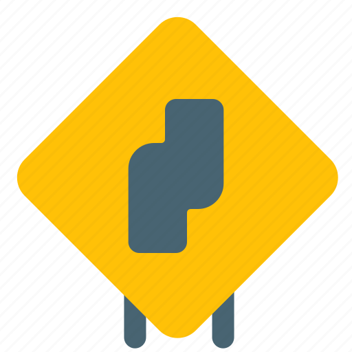 Road, safety, sign, direction, navigation icon - Download on Iconfinder