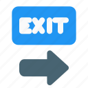 arrow, exit, left, navigation, pointer