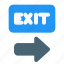 arrow, exit, left, navigation, pointer 