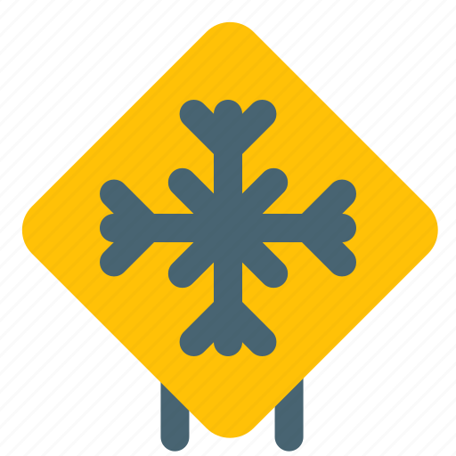 Frost, freezing, signpost, direction, navigation icon - Download on Iconfinder