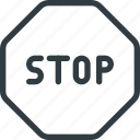 atention, road, sign, stop, traffic