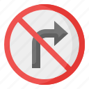 no turn right, no turn left, arrow, direction, traffic, sign, signaling