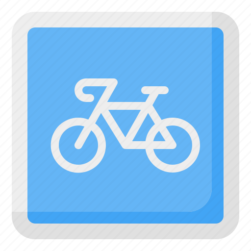 Cycle, bike, bicycle, lane, traffic, sign, signaling icon - Download on Iconfinder
