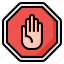stop, prohibition, forbidden, dont touch, hand, sign, signaling 