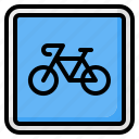 cycle, bike, bicycle, lane, traffic, sign, signaling