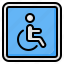 handicapped, handicap, disability, wheelchair, traffic, sign, signaling 