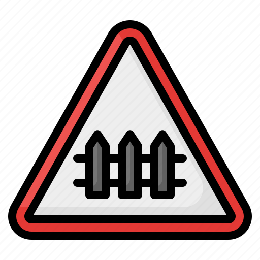 Railway, railroad, crossing, traffic, road, sign, signaling icon - Download on Iconfinder