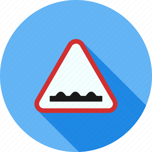 Ahead, caution, danger, road, rough, sign, warning icon - Download on Iconfinder