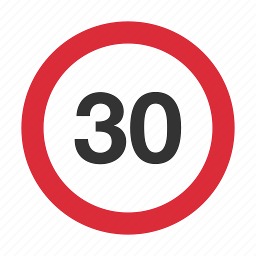 Maximum speed, speed, speed limit, speed sign, traffic sign icon - Download on Iconfinder
