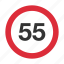 maximum speed, speed, speed limit, speed sign, traffic sign 
