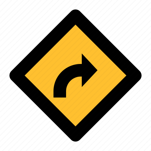Arrow, direction, navigation, sign, traffic, turn right icon - Download on Iconfinder