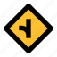 arrow, crossroad, direction, navigation, sign, traffic 