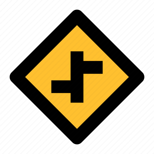 Arrow, crossroad, direction, navigation, sign, traffic icon - Download on Iconfinder